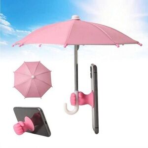 Electronic Device Shade Umbrella and Phone Stand!
